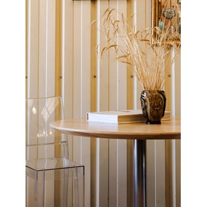 Table à manger en métal et bois n°388