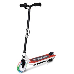 Kid-55 flash rouge – trottinette électrique enfant led, 10 km et légère