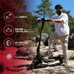 Trottinette électrique adulte ar6 duo motor – 2600w - jusqu'a 80 km