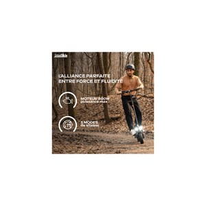 Trottinette électrique urbanglide ecross one  modèle bleu renforcé