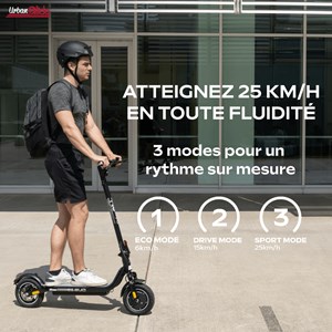 Urbanglide 85 evo – trottinette électrique 300w, 25 km&nbsp;h, autonomie 20 km