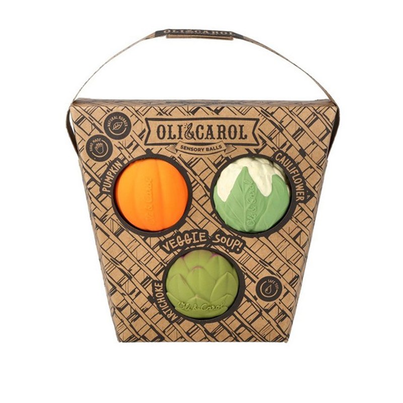 Set de 3 balles sensorielles - vegg