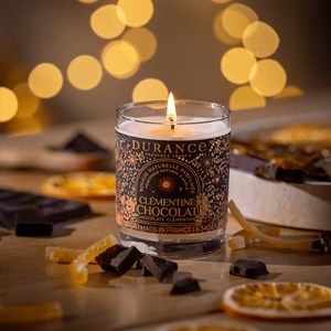 Bougie parfumée clémentine chocolat