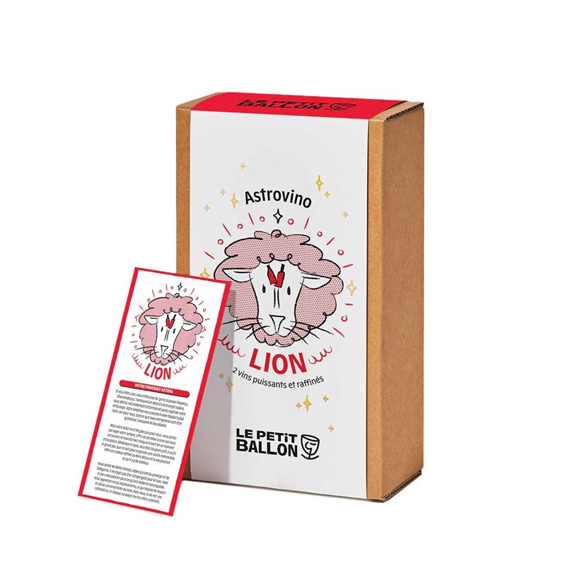 Coffret de vins astro - signe lion