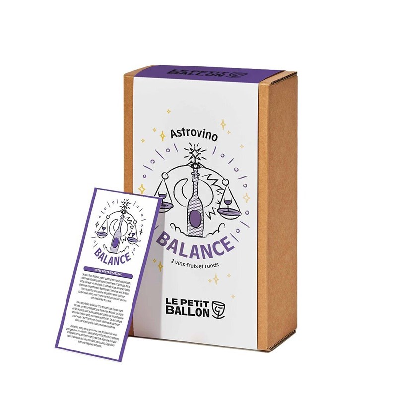 Coffret de vins astro - signe balance