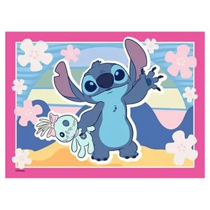Stitch - speedy puzzle 4x 35 pieces