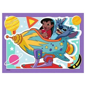 Stitch - speedy puzzle 4x 35 pieces