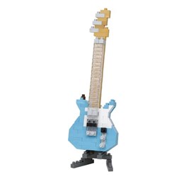 Nanoblock - guitare electrique pastel