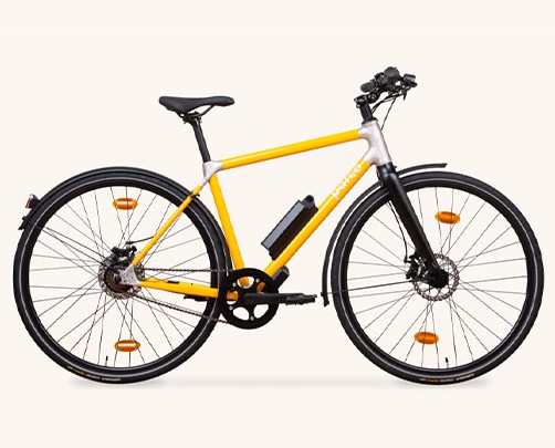 Vélo électrique parco 005 jaune