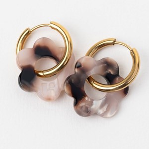 Baby fleurette - acier inoxydable doré Panthère