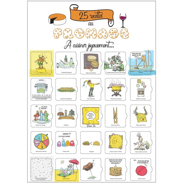 Calendrier de l’avent recettes fromage