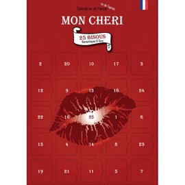 Calendrier mon chéri 25 bisous sexy
