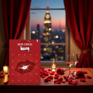 Calendrier mon chéri 25 bisous sexy