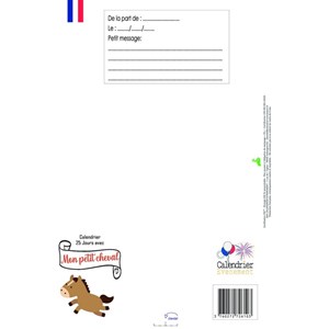 Calendrier 25 jours mon cheval et moi