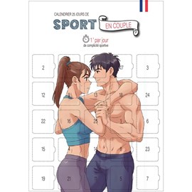 Calendrier couple complicité sportive