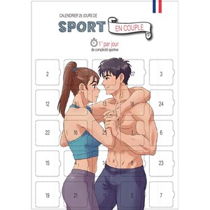 Calendrier couple 25 jours de complicité sportive