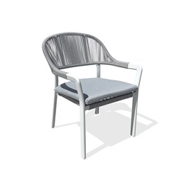 Fauteuil de jardin abella - blanc