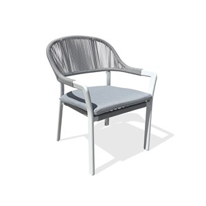 Fauteuil de jardin abella - blanc