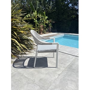Fauteuil de jardin abella - blanc