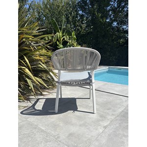 Fauteuil de jardin abella - blanc