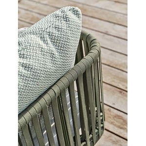 Canapé de jardin barlia en aluminium - olive