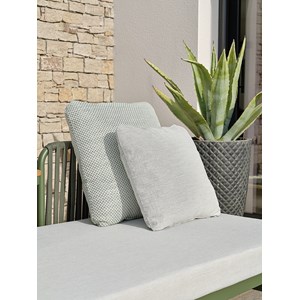 Canapé de jardin barlia en aluminium - olive