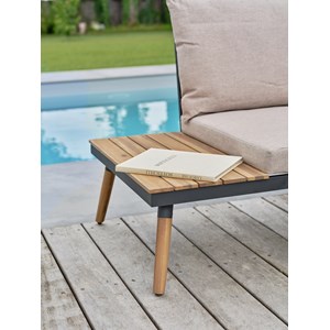 Salon de jardin d'angle camino - acacia