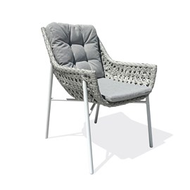 Fauteuil de jardin elba - blanc