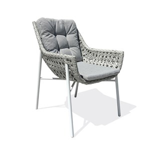 Fauteuil de jardin elba - blanc