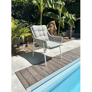 Fauteuil de jardin - blanc