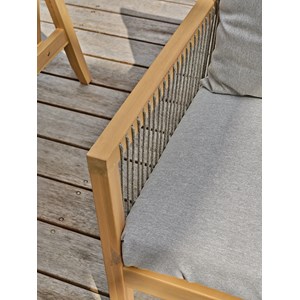 Salon bas de jardin funa - acacia