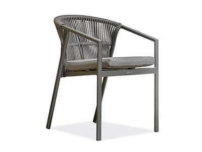 Fauteuil de jardin gambi - gris anthracite
