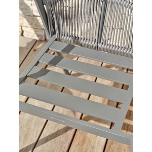 Fauteuil de jardin gambi - gris anthracite