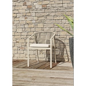 Fauteuil de jardin - grège