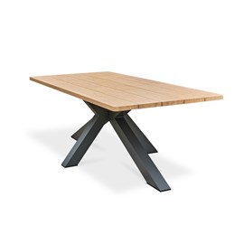 Table de jardin kelia - gris anthracite