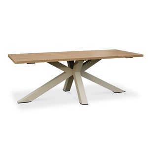 Table de jardin aluminium kelia- grege