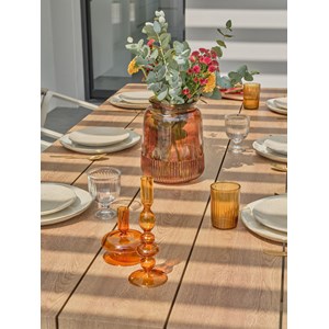 Table de jardin aluminium kelia- grege