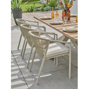 Ensemble repas de jardin kelia 6 places - grege
