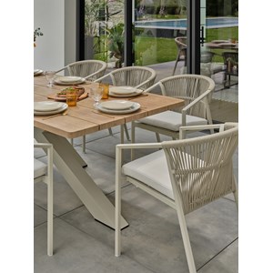 Ensemble repas de jardin kelia 8 places - grege
