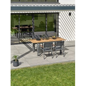 Ensemble repas de jardin 4 places - acacia