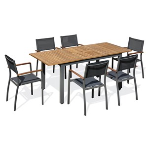 Ensemble repas de jardin 6 places - acacia
