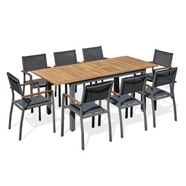 Ensemble repas de jardin orsino 8 places - acacia