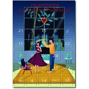 Calendrier couple 25 défis romantiques à partager toute l’année + crochet inclus