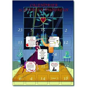 Calendrier couple 25 défis romantiques à partager toute l’année + crochet inclus