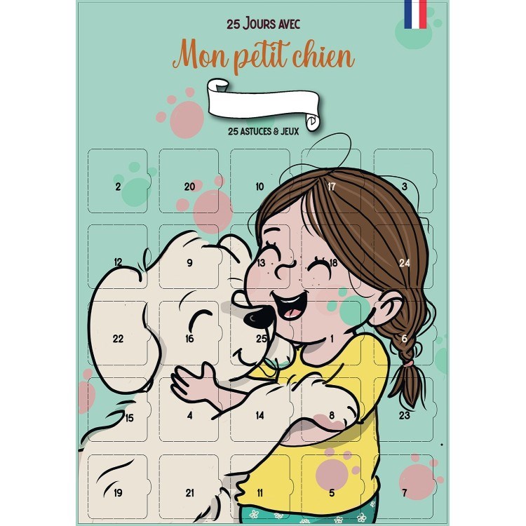 Calendrier mon petit chien et moi fille