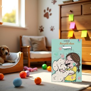 Calendrier mon petit chien et moi fille