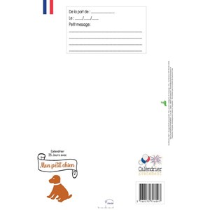 Calendrier mon petit chien et moi garçon
