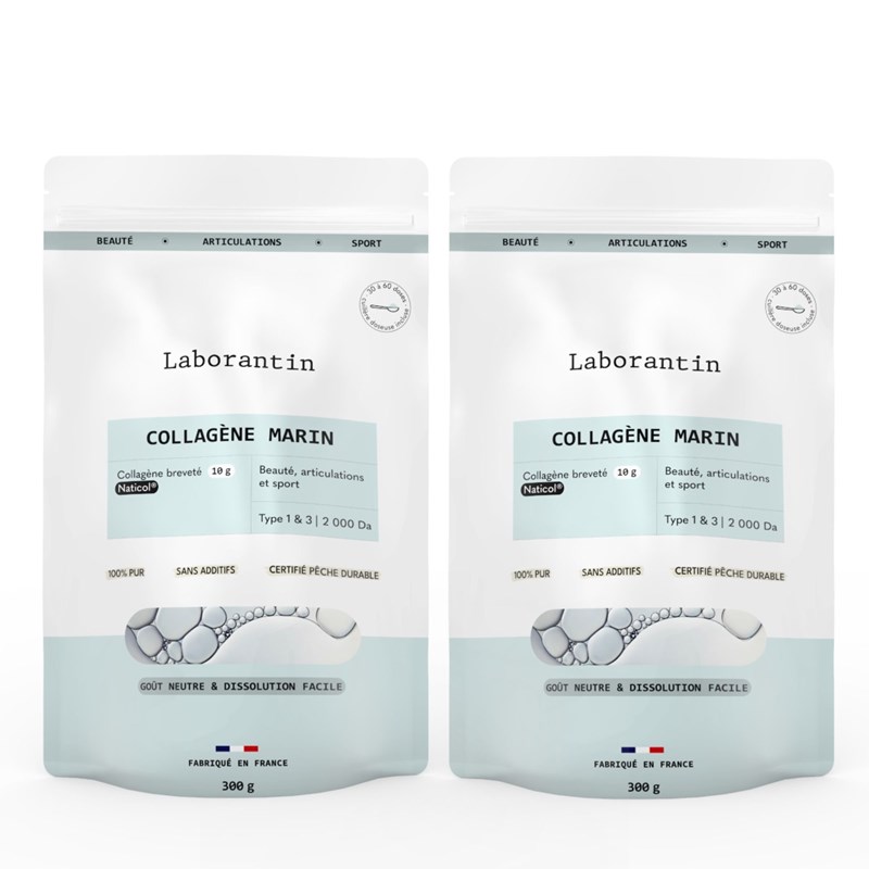 Laborantin - Collagène en poudre - neutre - 60 doses