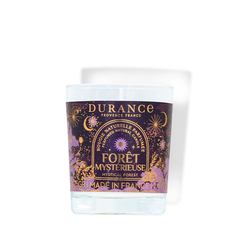 Petite bougie parfumée forêt mystérieuse