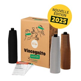 Vincognito aventure - coffret dégustation vins à l'aveugle
